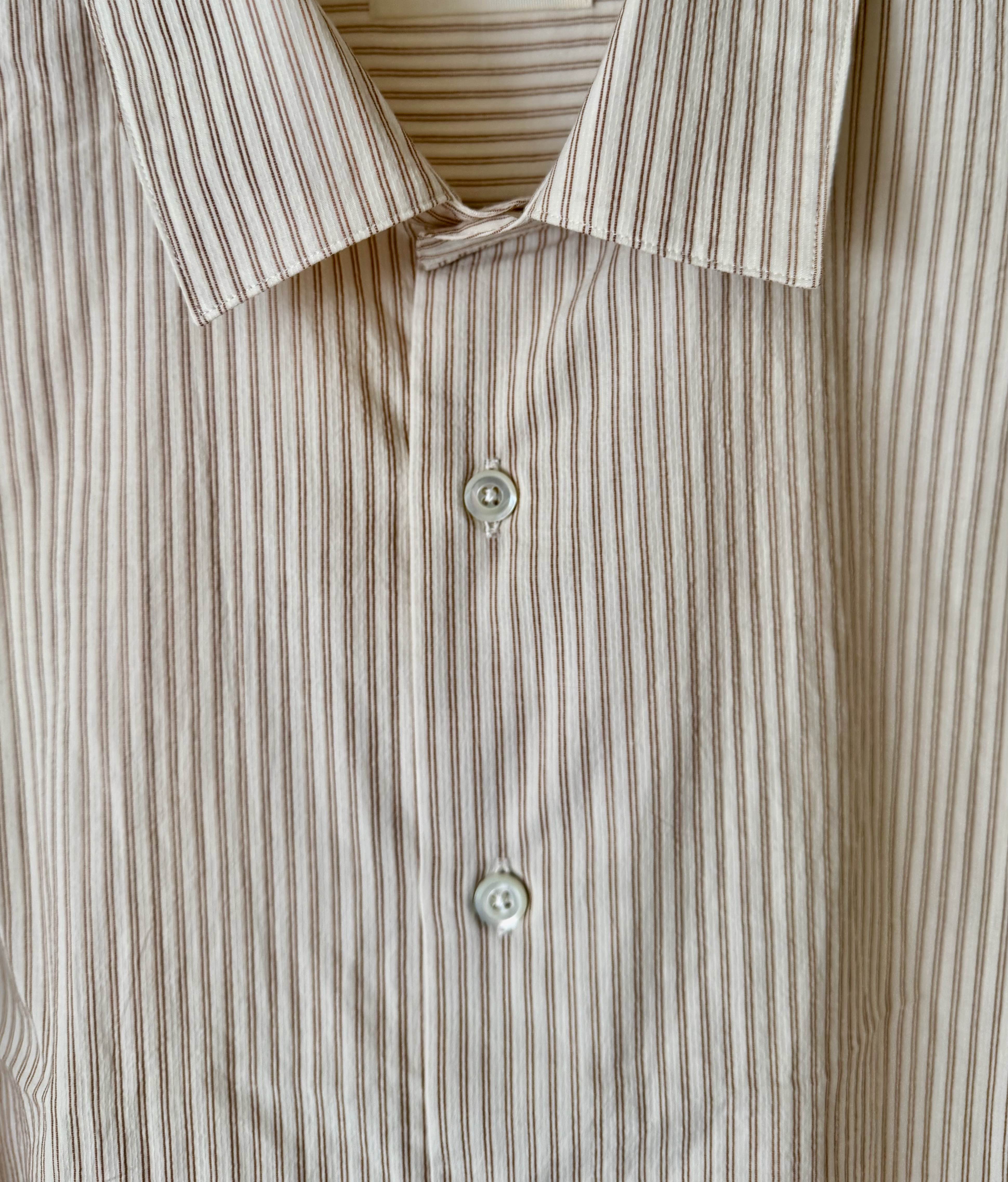 Noble Shirt in Russet Stripe