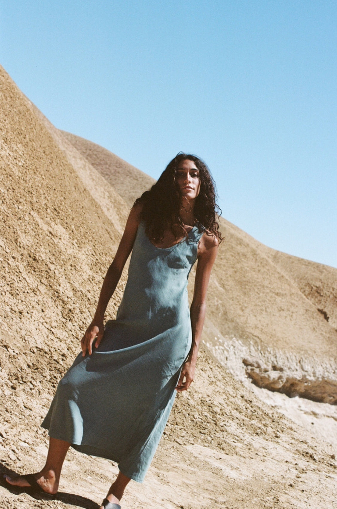 Clementine Dress in Sea foam
