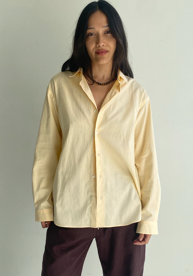 Noble Shirt in Mango Stripe