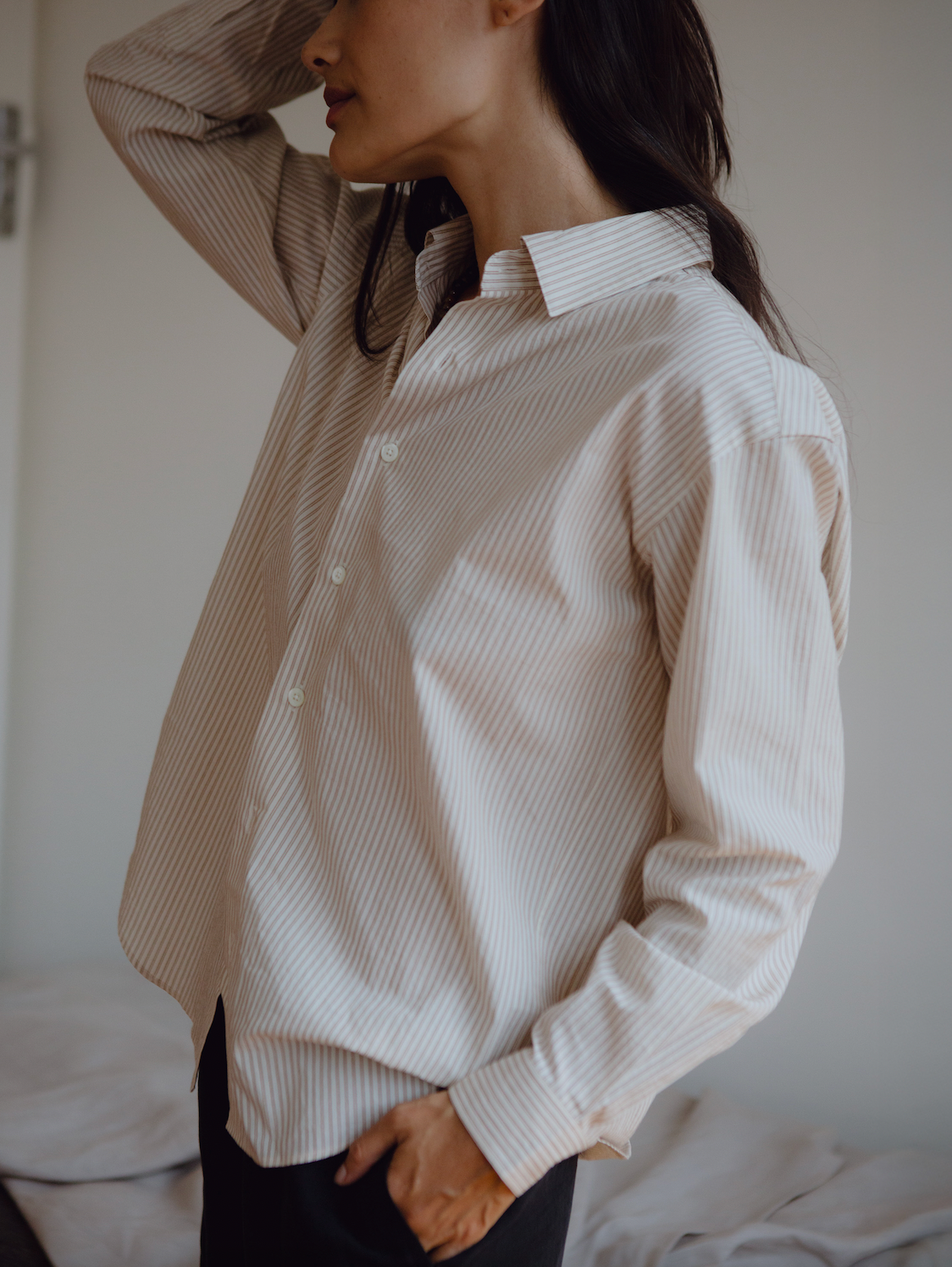 Noble Shirt in Russet Stripe