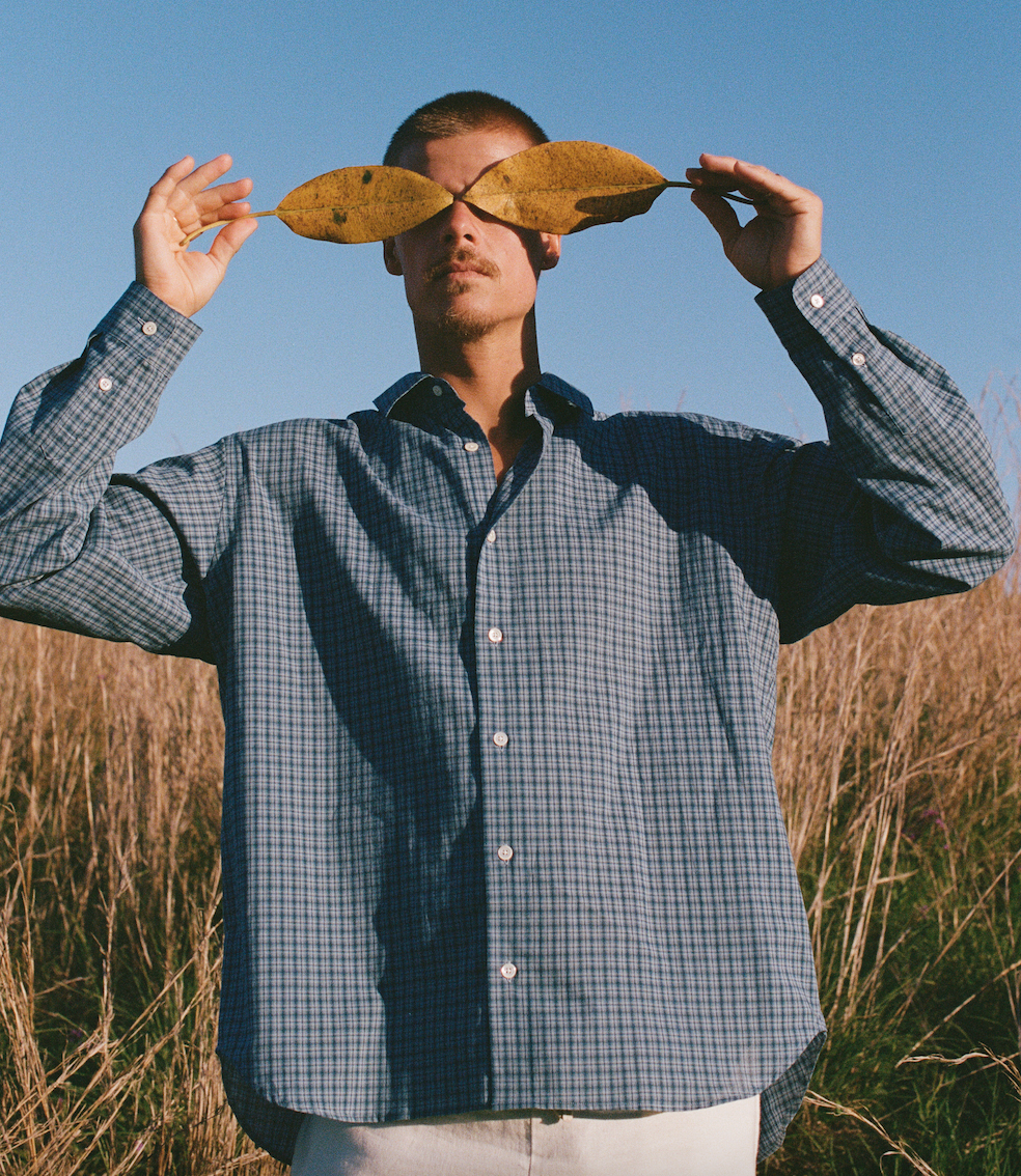 Noble Shirt in Dobby Check