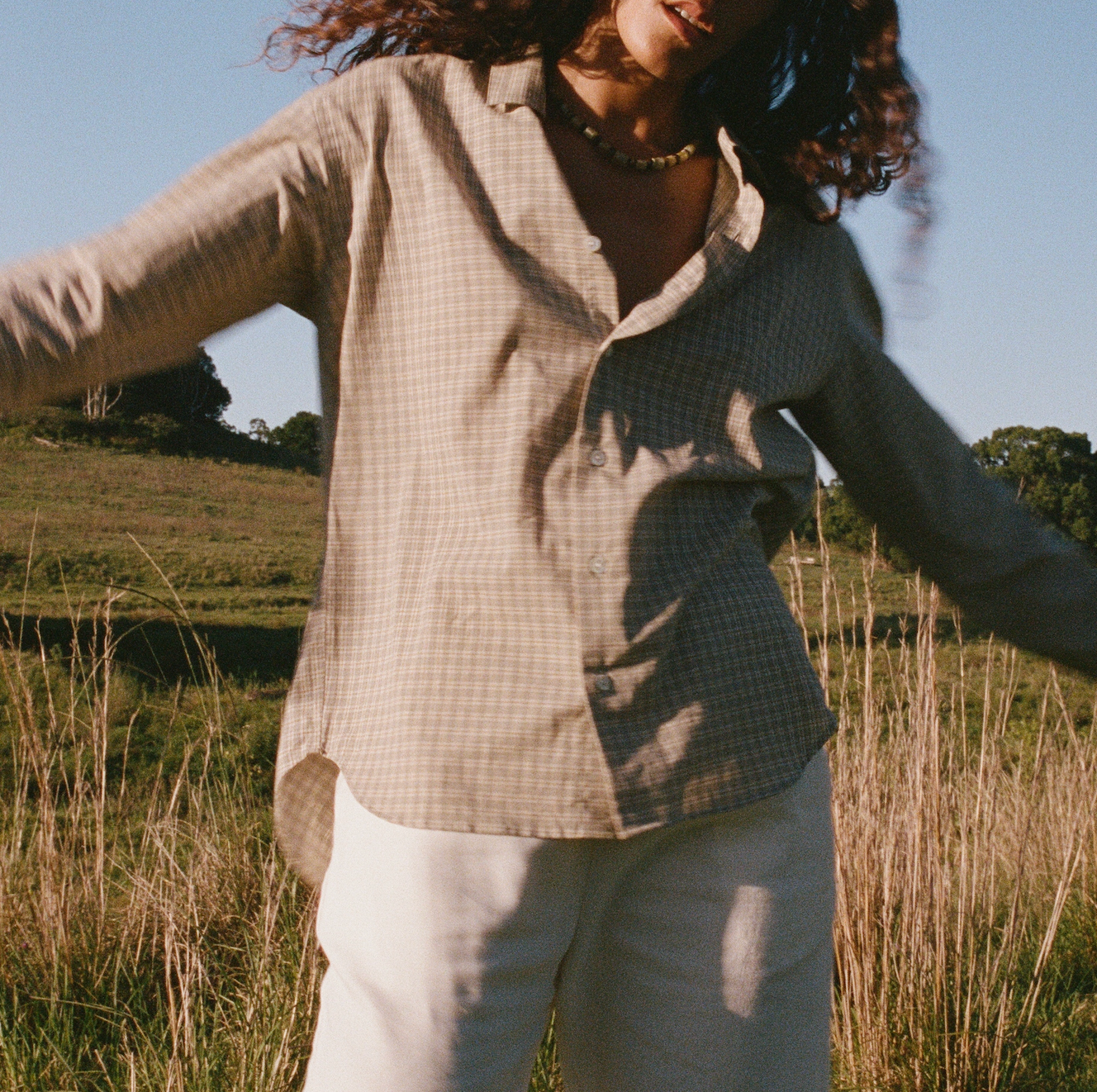 Noble Shirt in Meadow Check