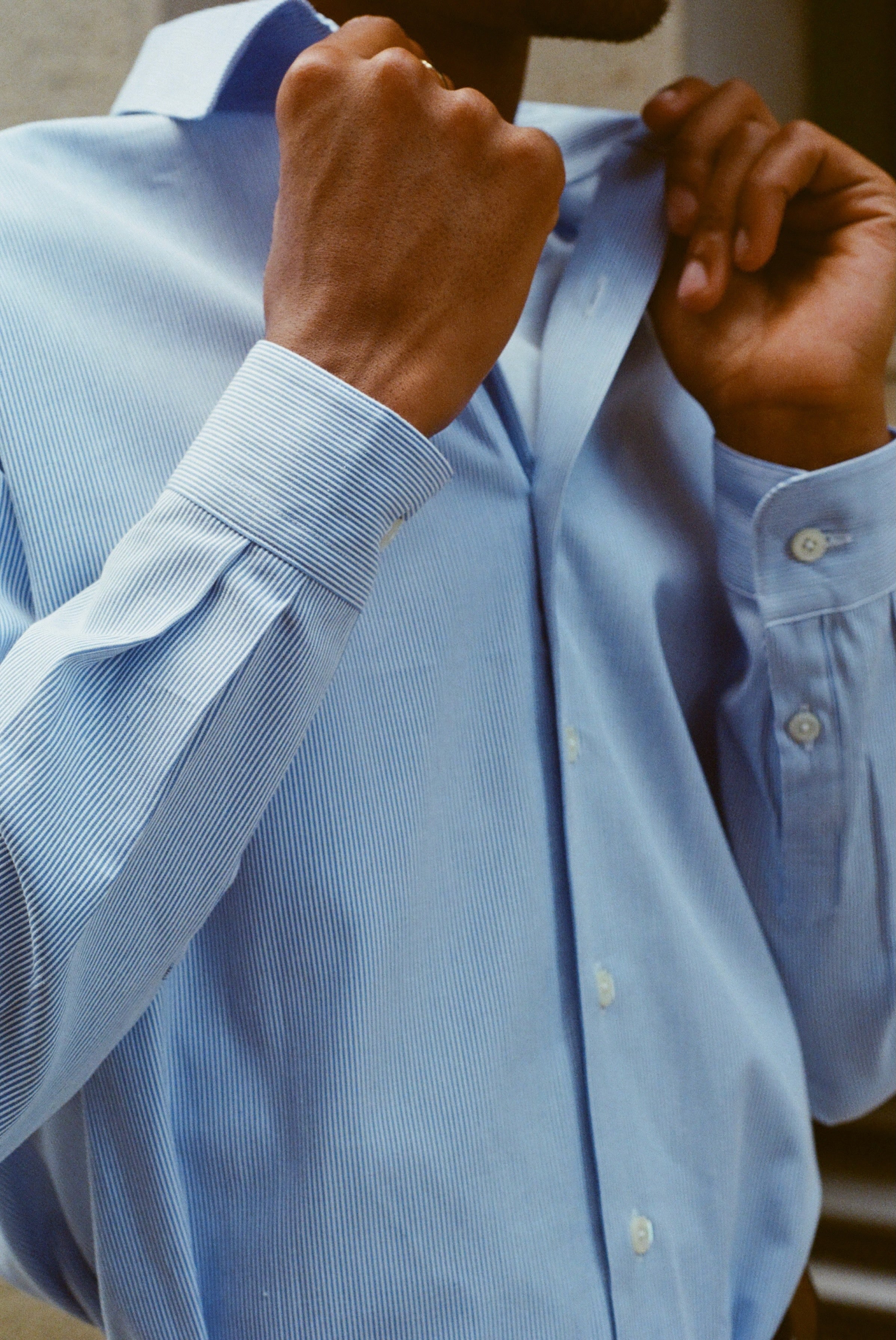 Noble Shirt in Blue Stripe
