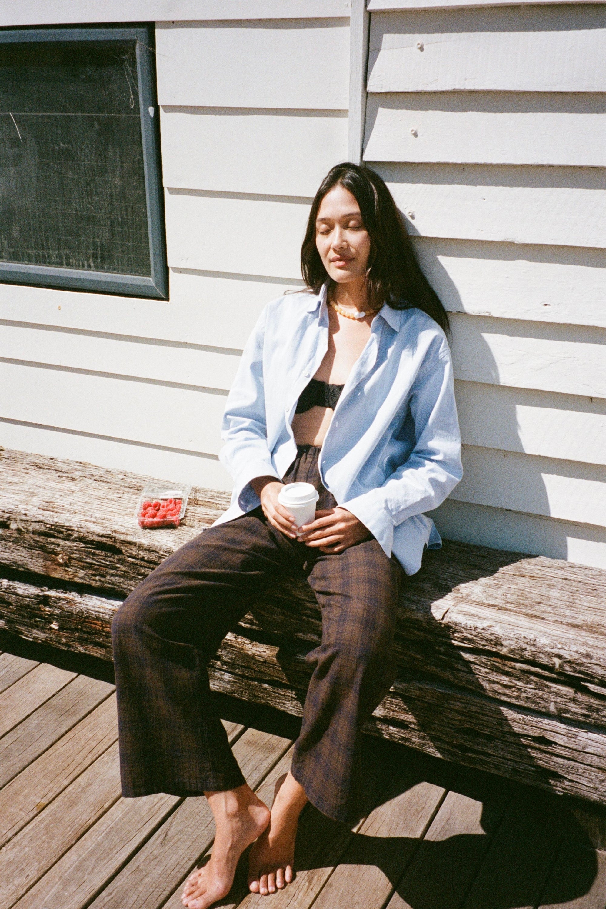 Deia Trouser in Kamino Check
