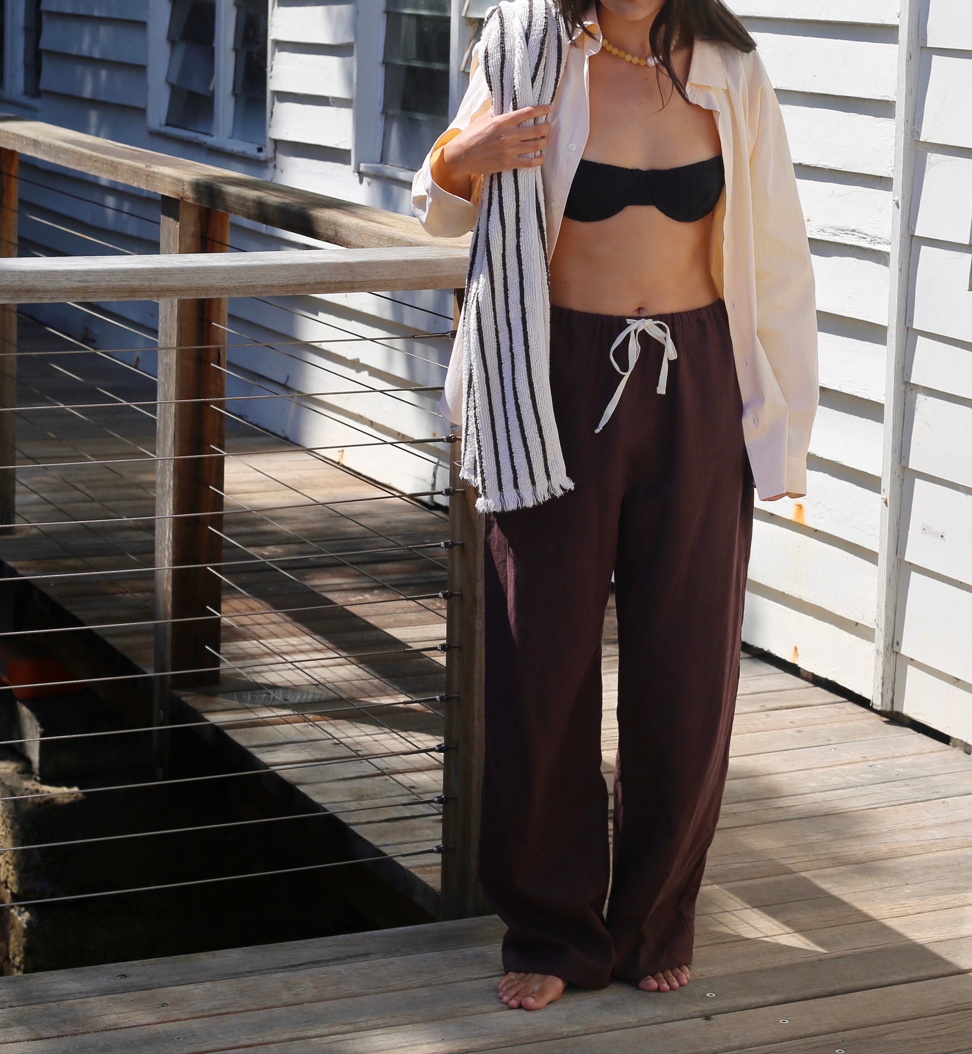 Deia Trouser in Chocolate (Limited Edition)