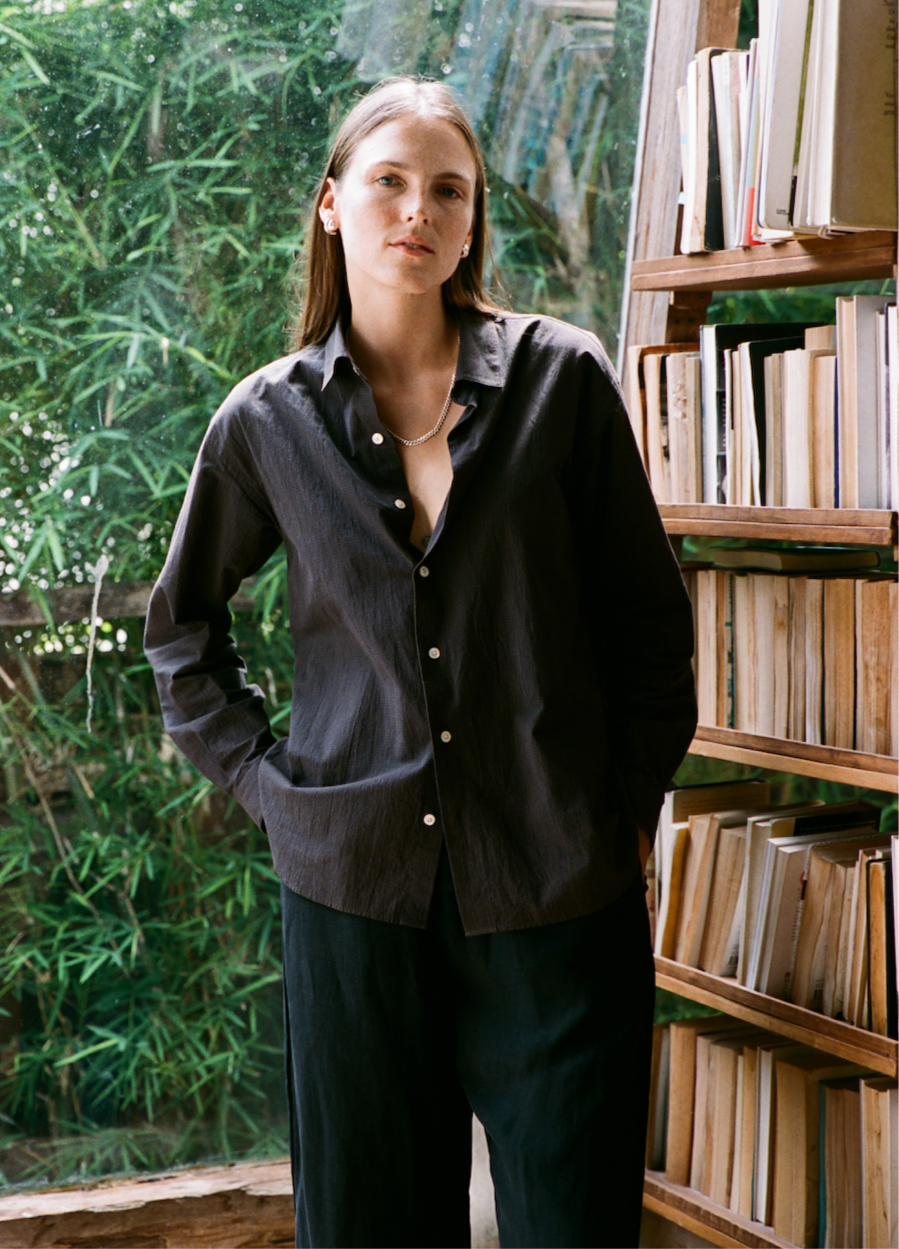 Noble Shirt in Hickory Check (Pre Order)