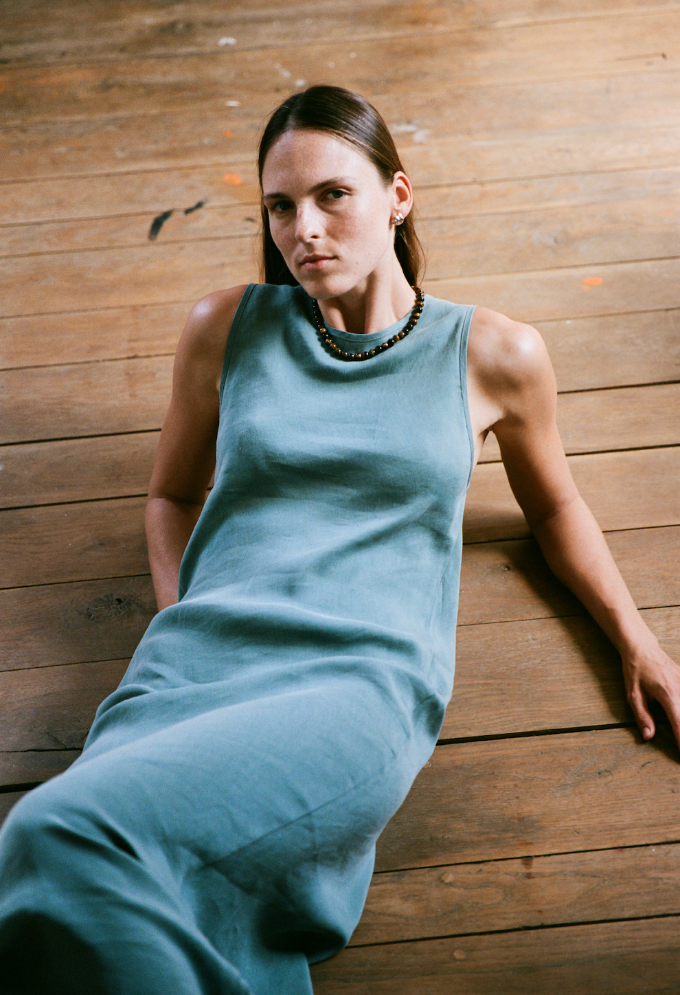 Clementine Dress in Sea foam