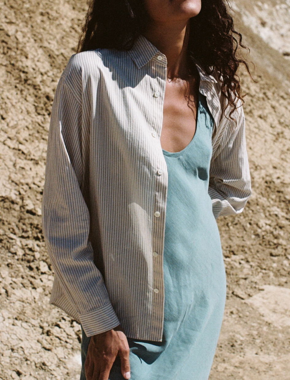 Noble Shirt in Russet Stripe (Pre Order)