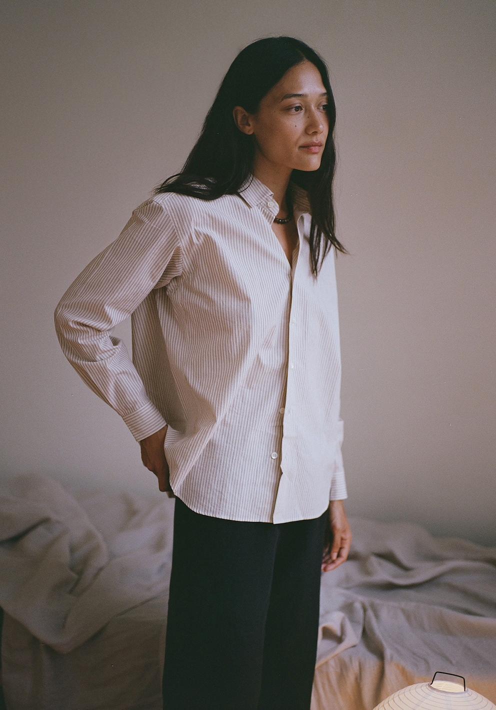 Noble Shirt in Russet Stripe