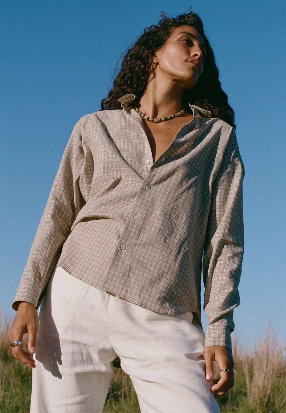 Noble Shirt in Meadow Check