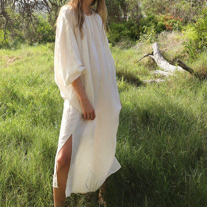 Lena Maxi Dress in Ivory