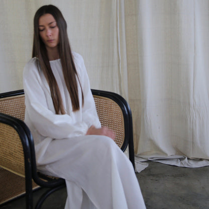 Lena Maxi Dress in Ivory