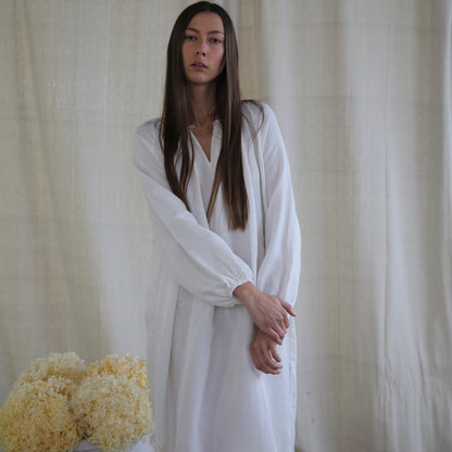 Lena Maxi Dress in Ivory