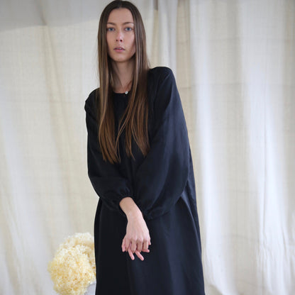 Lena Maxi Dress in Black
