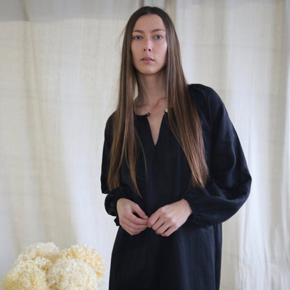 Lena Maxi Dress in Black